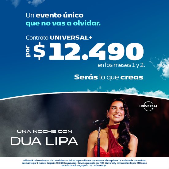 Universal+ por $12.490